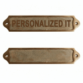22x5cm Brass Door Name Plates | Personalized, Antique Look